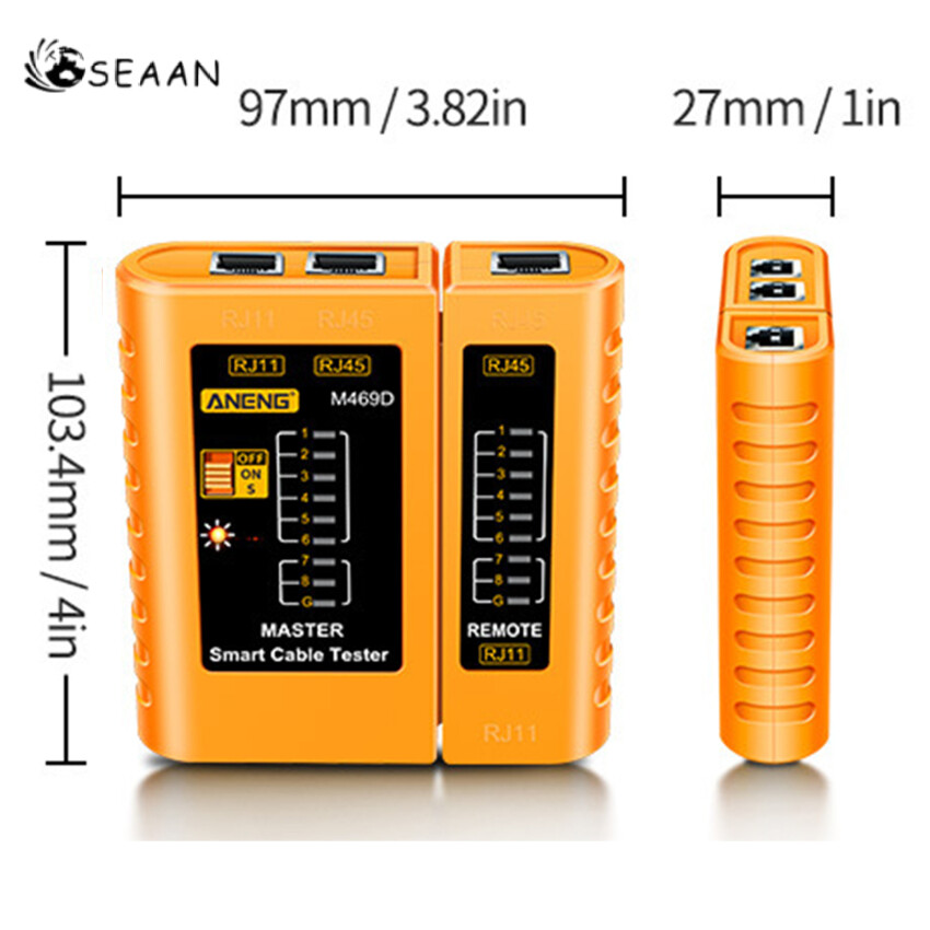 Cable Lan Tester Network Cable Tester RJ45 RJ11 LAN Cable Tester Networking Tool Network Repair