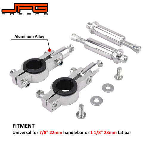 JFG Racing Motorcycle Black 22mm 28mm Handguard Handguards Hand Guards Protector Universal  Handlebar  For CRF YZF KTM RMZ Dirt Pit Bike Motocross Accessories