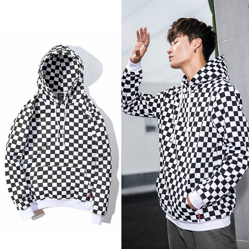 tgf childish hoodie checkered