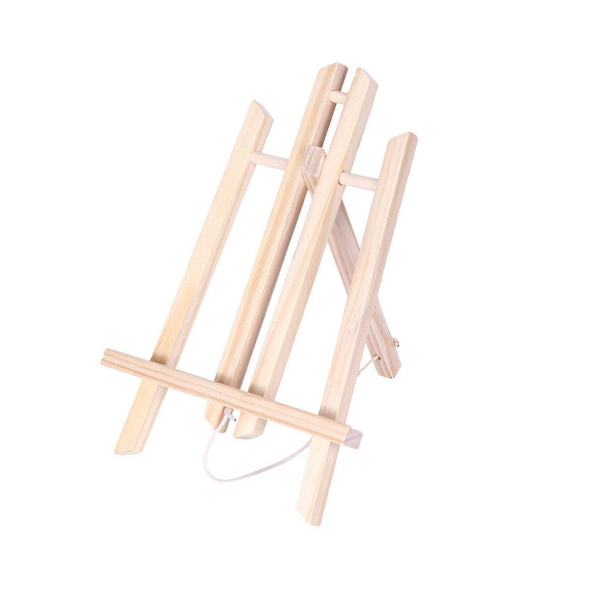 MMLUCK Kids Classroom Artist Wooden Exhibition Art Craft Shelf Holder Display Stand Painting Easel