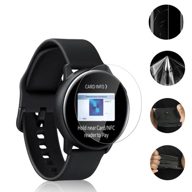 HD transparent scratch-resistant anti-fingerprint waterproof TPU mobile phone screen protector Compatible with Samsung GALAXY WATCH4 hydrogel film