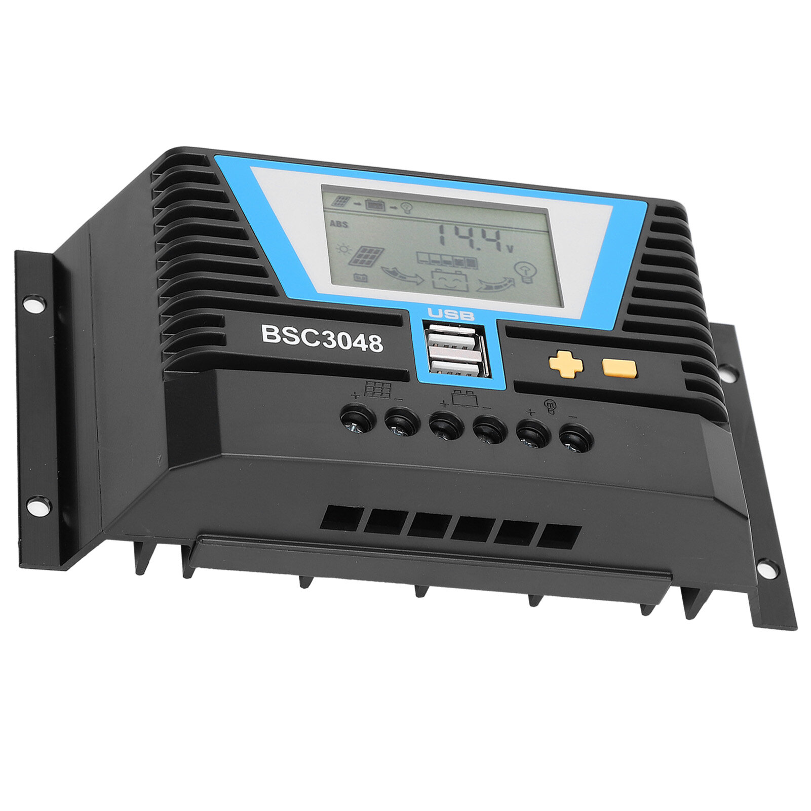 Solar Charge Controller 40A Adjustable Solar Panel Charge Controller