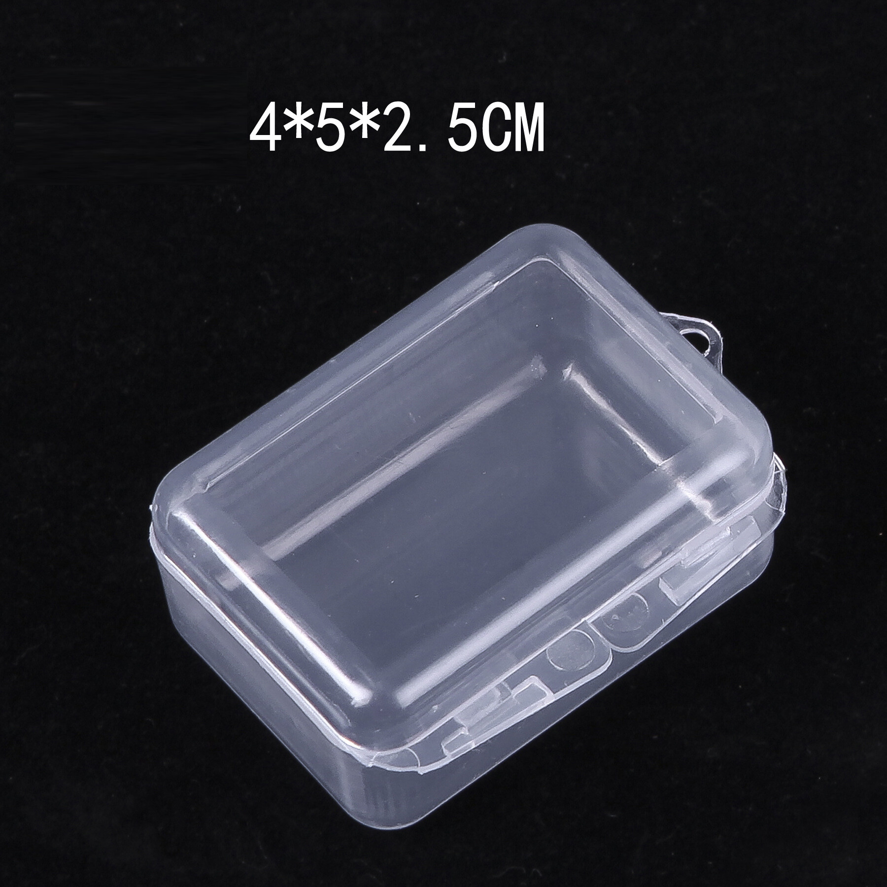 Packaging Box For Earrings Finishing Jewelry Storage Plastic Boxes Square Transparent