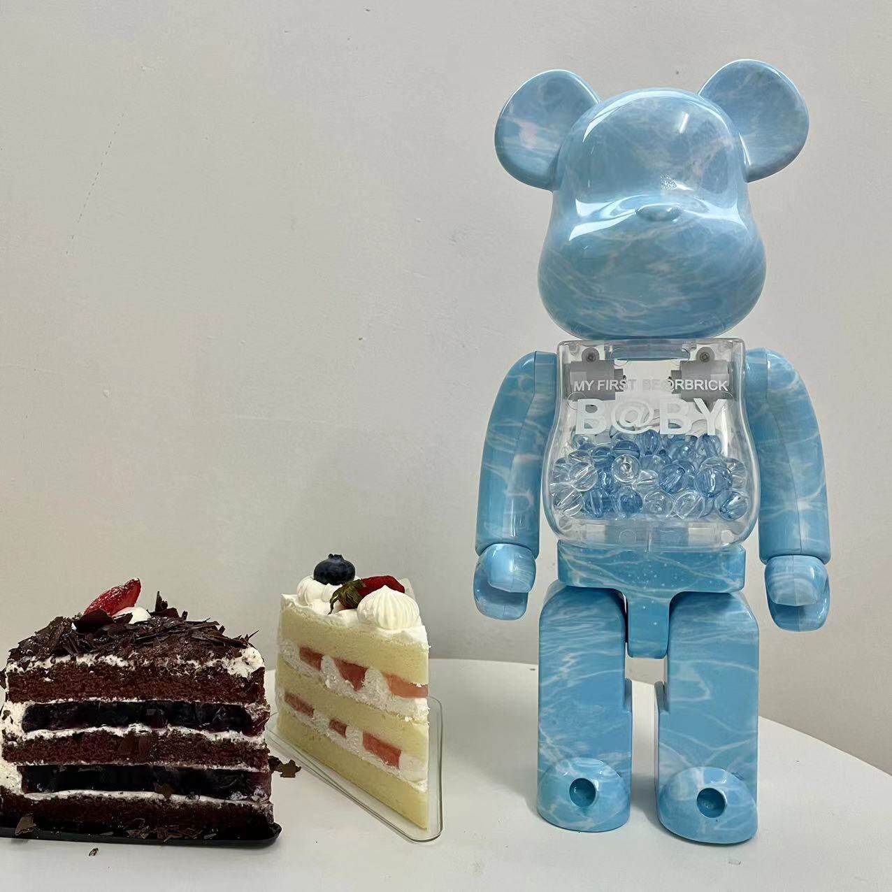 Bearbrick 400% Violent Bear Bearbrick Macau Limited Water Ripple Tide Play Decoration Doll