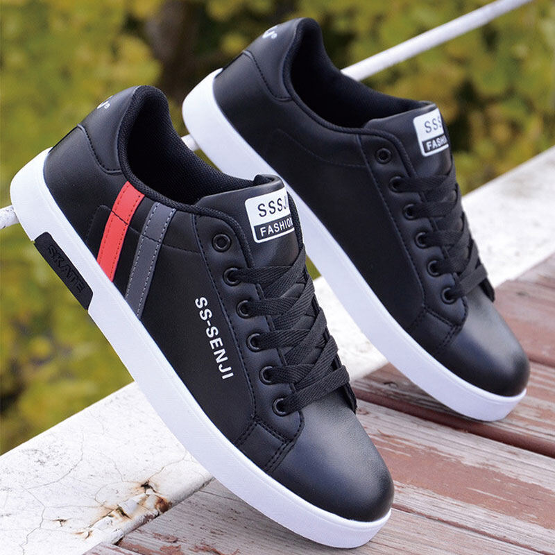 QiaoYiLuo Men's shoes white shoes Korean style trendy low-top sports shoes