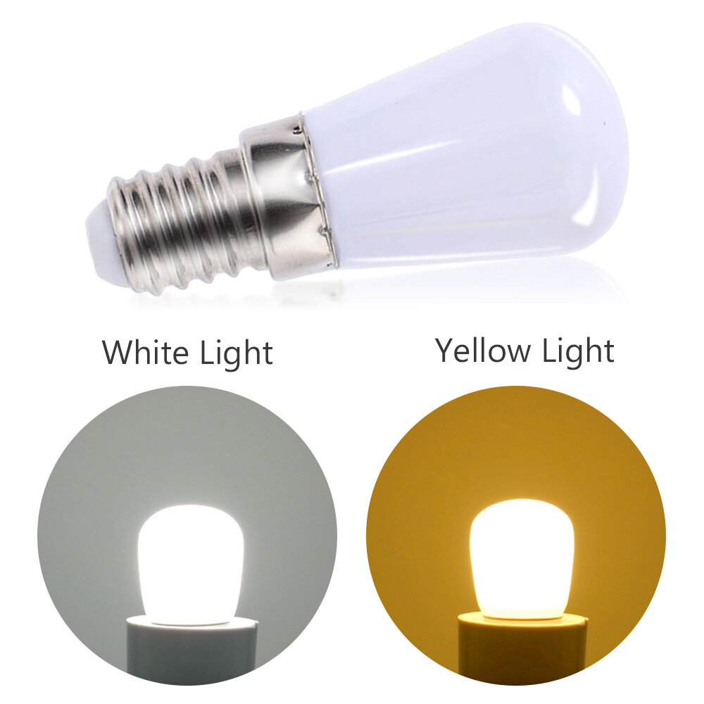 Mini LED Light Bulbs E14 LED 220V Refrigerator Lamp Bulbs Screw Bulb for Refrigerator Display Cabinets