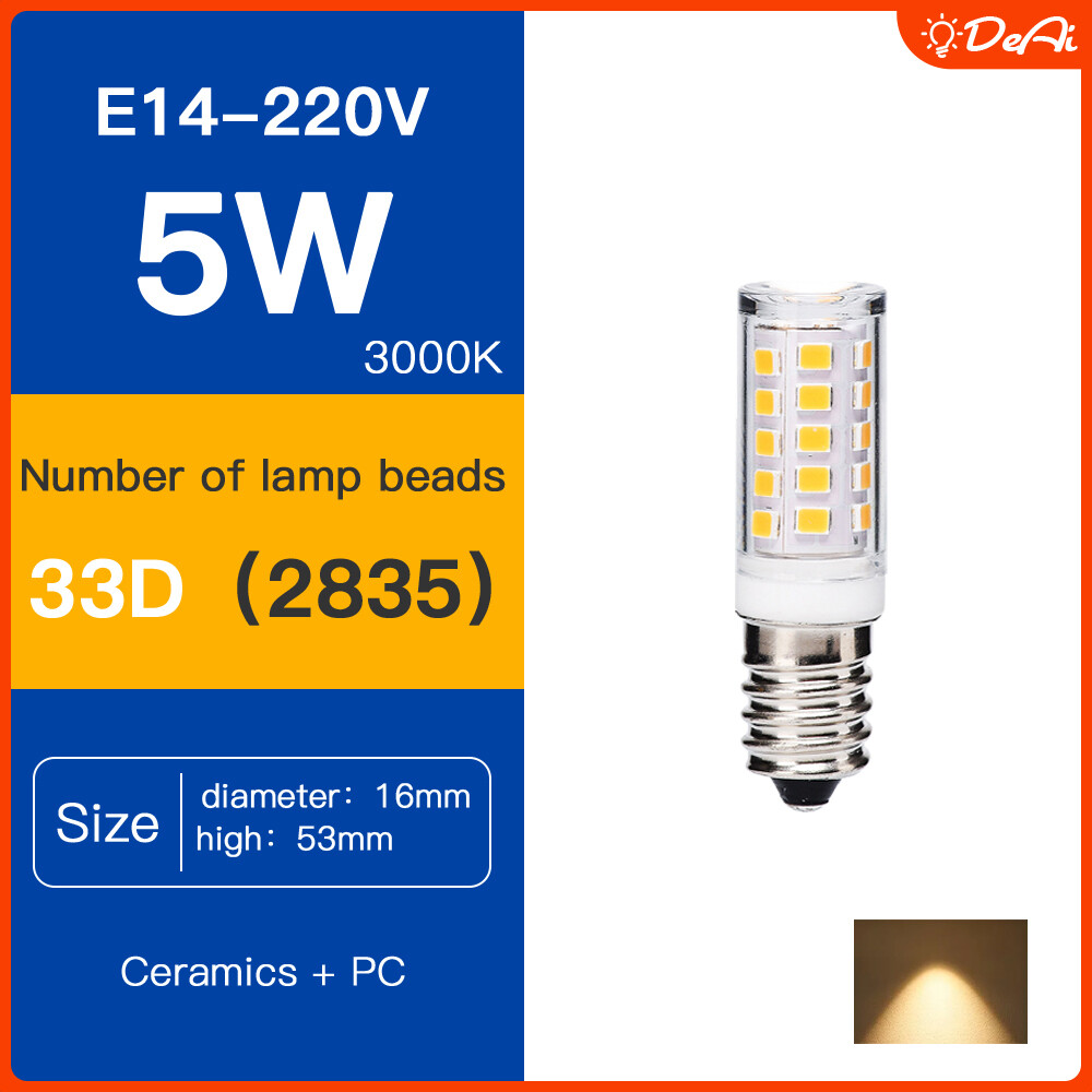E14 led bulb 5w 7w 9w ac220v lamp warm/cold white 360 degree angle chandelier light replace halogen lamp