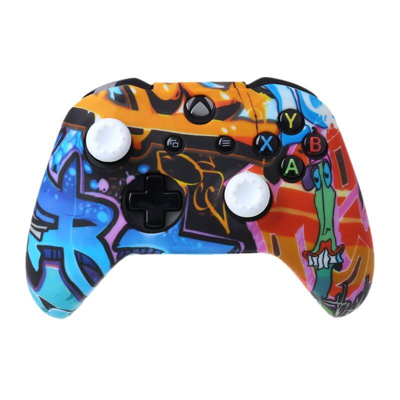 1Set Silicone Protective Skin Case Cover Grips Cap for XBox One X S Controller Protector Gaming Accessories