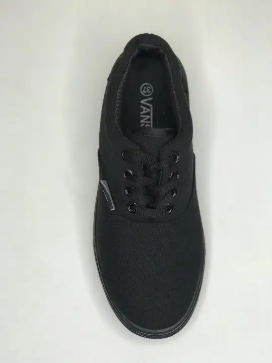 vans shoes all black