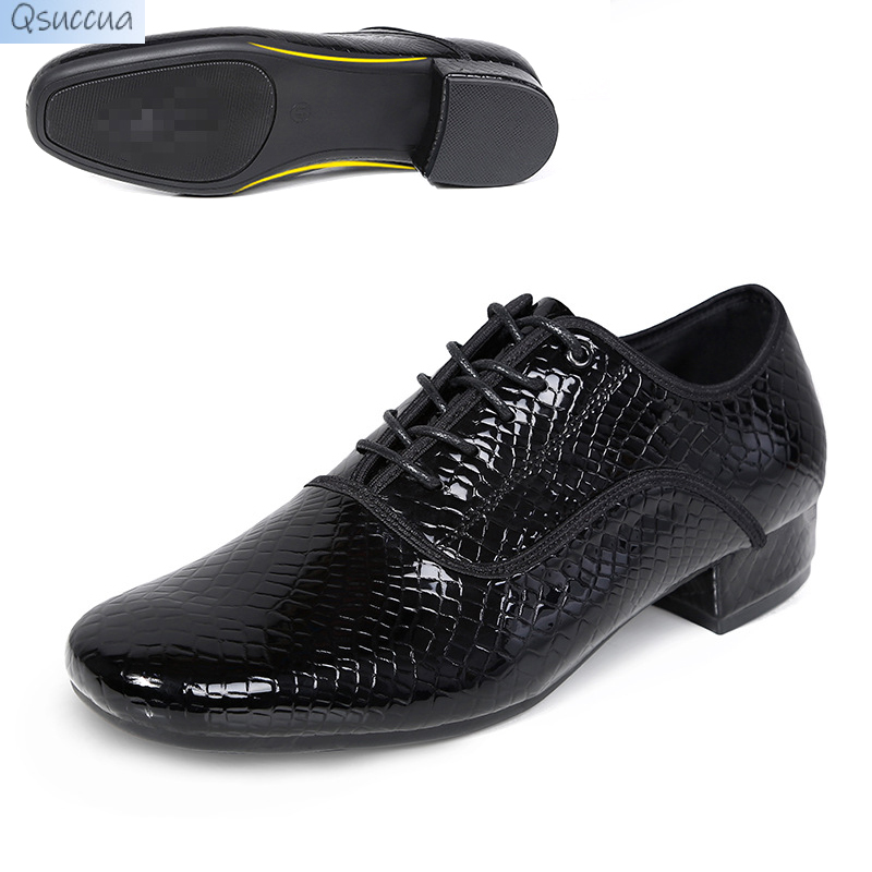 Brand New Latin Dance Shoes Men Modern Ballroom Tango Man Dance Shoes Black Color Teacher Shoes Salsa Practise