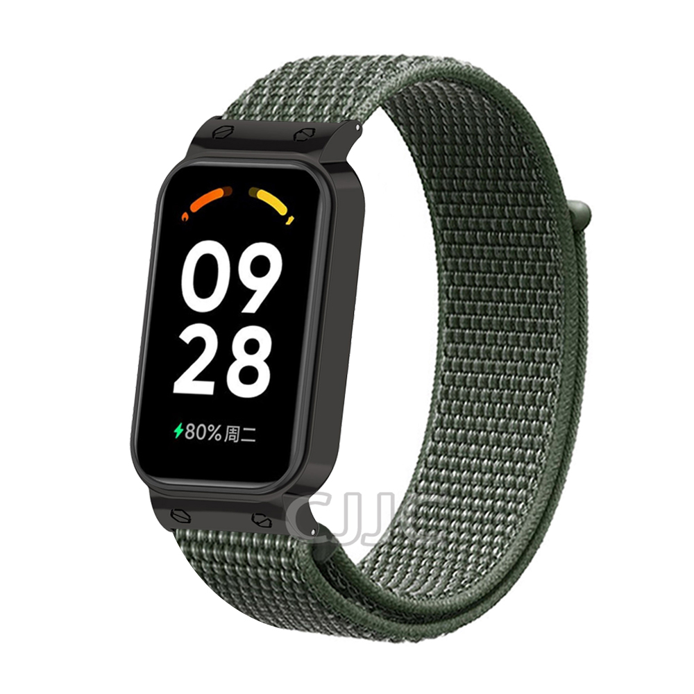 Nylon Strap With Case for Redmi Smart Band 2 Replacement Watch Band Loop Bracelet for Redmi Band2