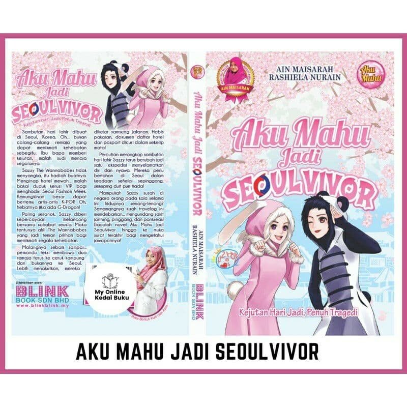 (Ready Stok) Aku Mahu Seoulvivor Novel Remaja Travelog Novel Korea Novel Ain Maisarah Novel Blink Novel Aku Mahu Korea Malaysia