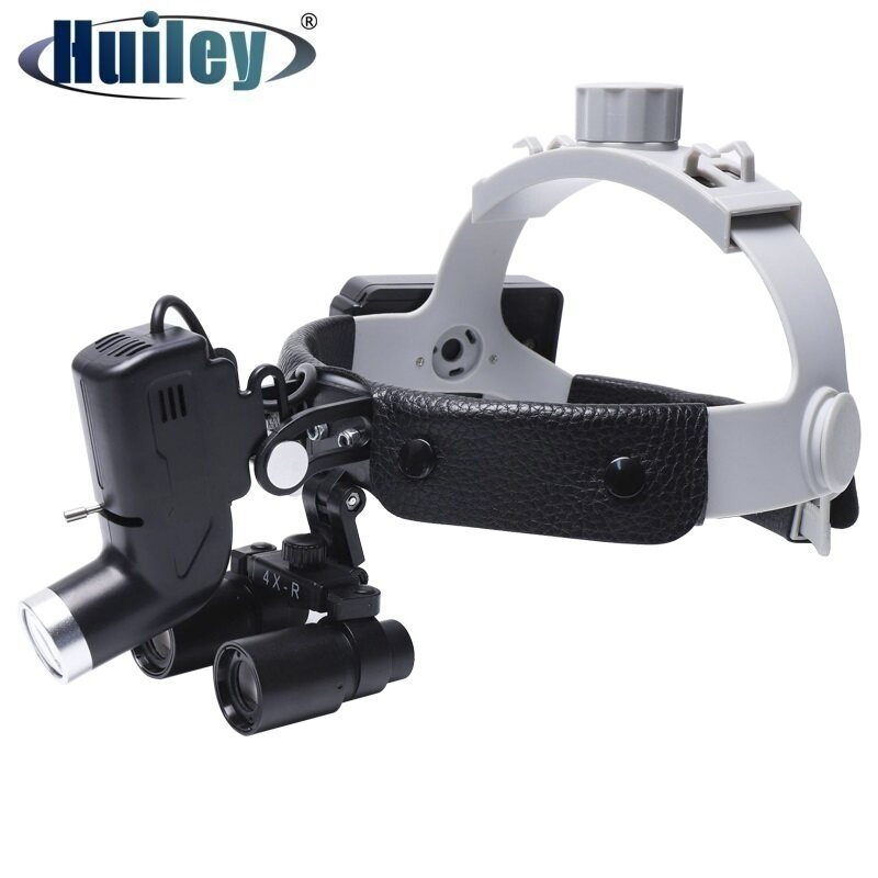 5W Dental Headlight Headband Headlight Spotlight 4X Dental Loupes