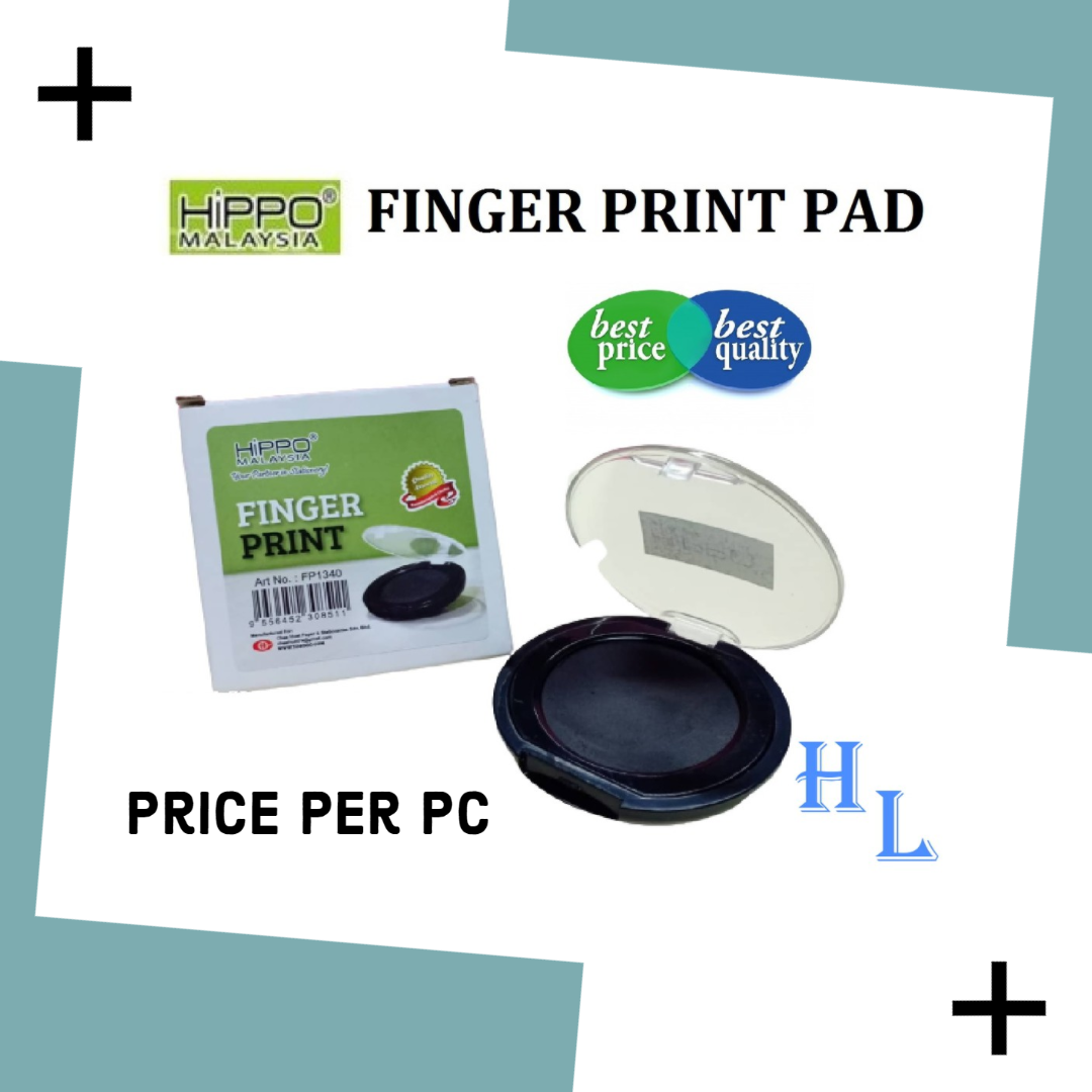 HIPPO Finger Print Ink Pad Black Lazada