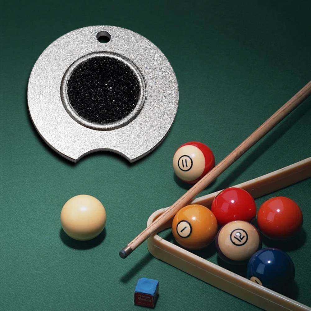 Aluminum Pool Cue Tip Shaper Lightweight Head Cue Tip Repair Tool Durable Easy Clean Portable Comfortable Billiard Supplies