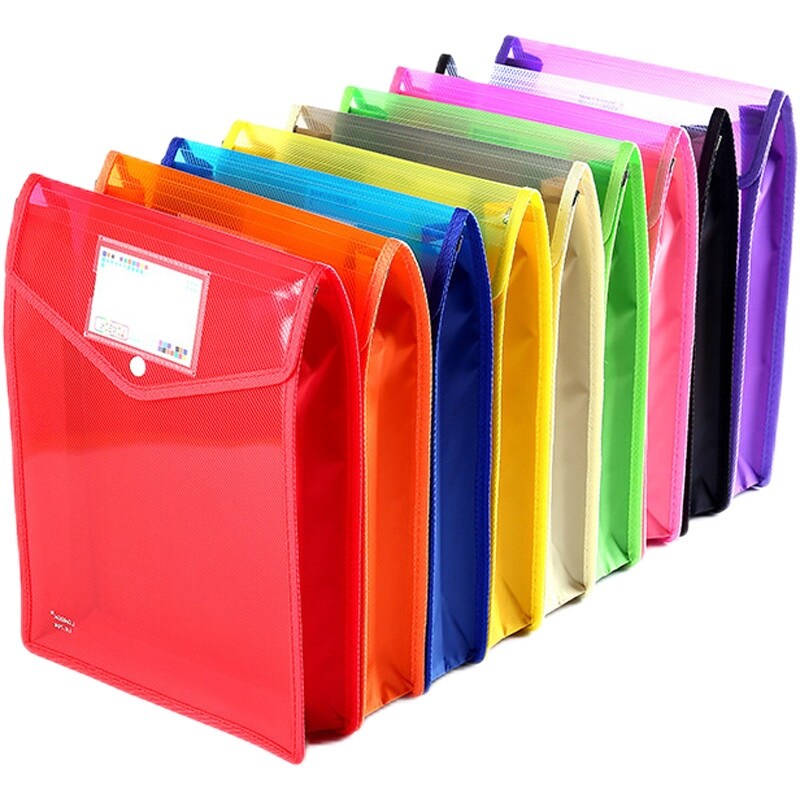 [NEW] A4 A5 Plastic File Wallet Bag for Documents Envelope Expanding File Folder Waterproof Document Organizer School Home Business