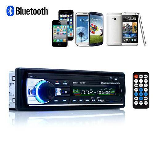 12Pin 12V MP3 Nghe Đài FM Stereo Bluetooth 1 DIN Dash SD/USB/AUX