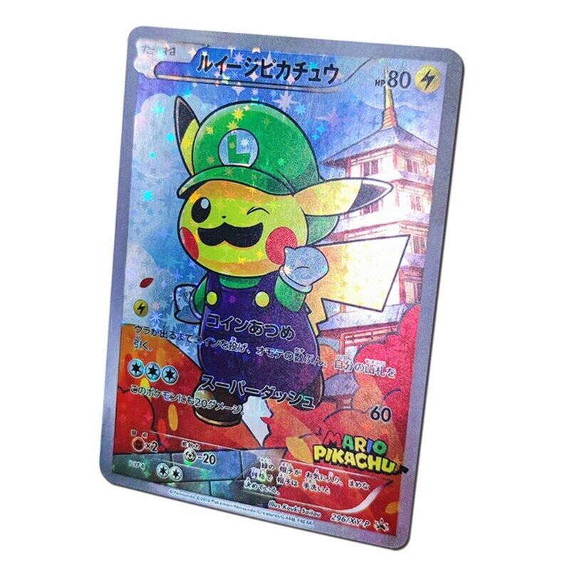 8.8*6.3cm Pokemon Pikachu Illustrator Cards Game Pokemon Game Collection  Diy Flash Cards Gift Children Toys