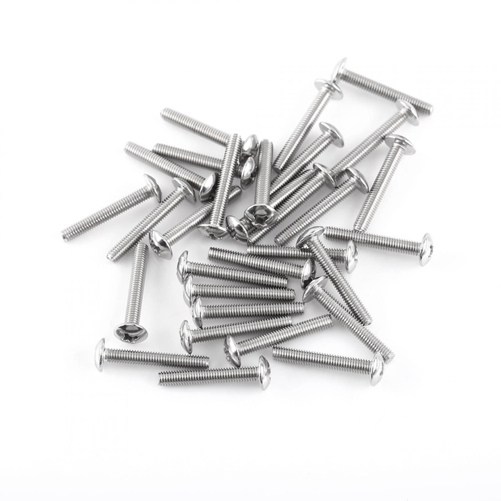 250pcs M3 304 Stainless Steel Screws Bolt With Hex Nuts Assortment