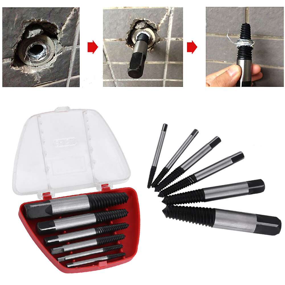 6 Cái Thực Tế HSS Hư Hỏng Vít Vắt Bolt Stud Removal Set Cho Hộ Gia Đình