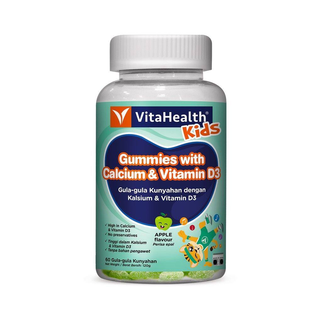 VitaHealth Kids Gummies with Calcium & Vitamin D3 60's Lazada