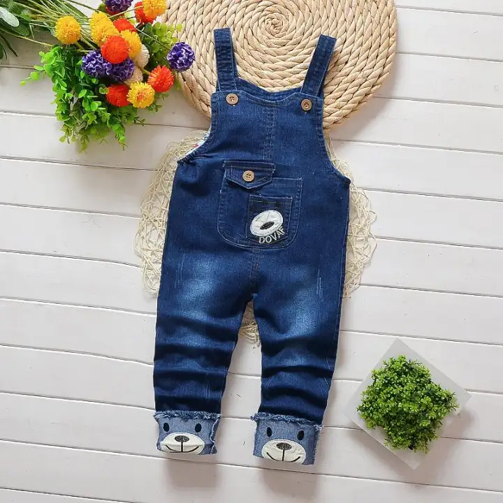 baby jeans jumpsuit