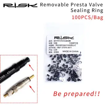 Road Bike Valve Extender 45mm 80mm Removable French Presta Valve Cap Core Adapte