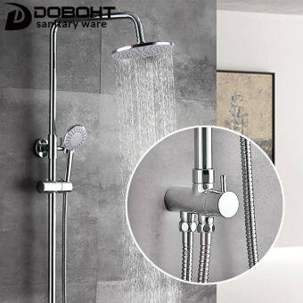 Doboht สำหรับเครื่องทำน้ำอุ่นทันทีโครเมี่ยมห้องอาบน้ำฝักบัวก๊อกน้ำชุดอาบน้ำฝักบัวแตะ d15701yc