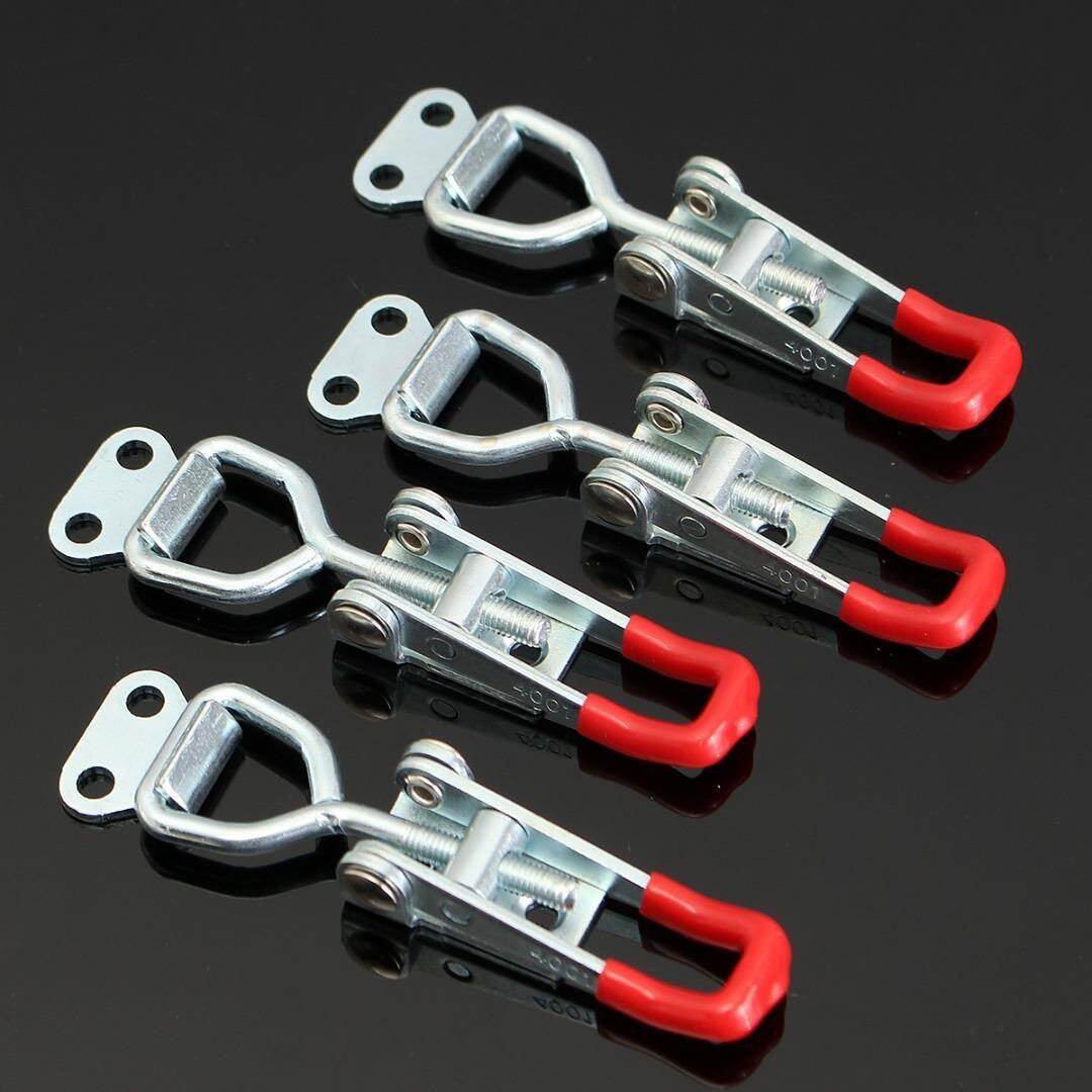 4 cái/bộ Hộp tủ di động có thể điều chỉnh tay cầm kẹp Hasp Toggle Latch bắt khóa