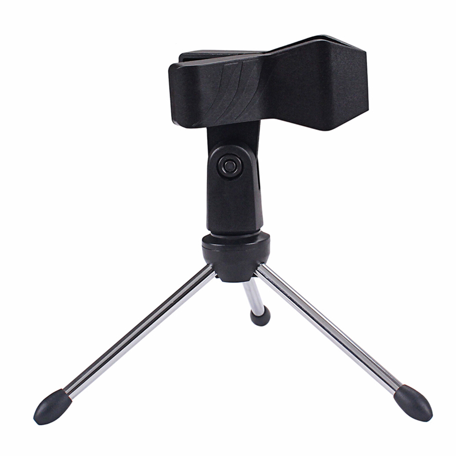zhanxing Microphone Stand Universal Shockproof Adjustable Desktop Microphone Tripod Clip Holder for Broadcast