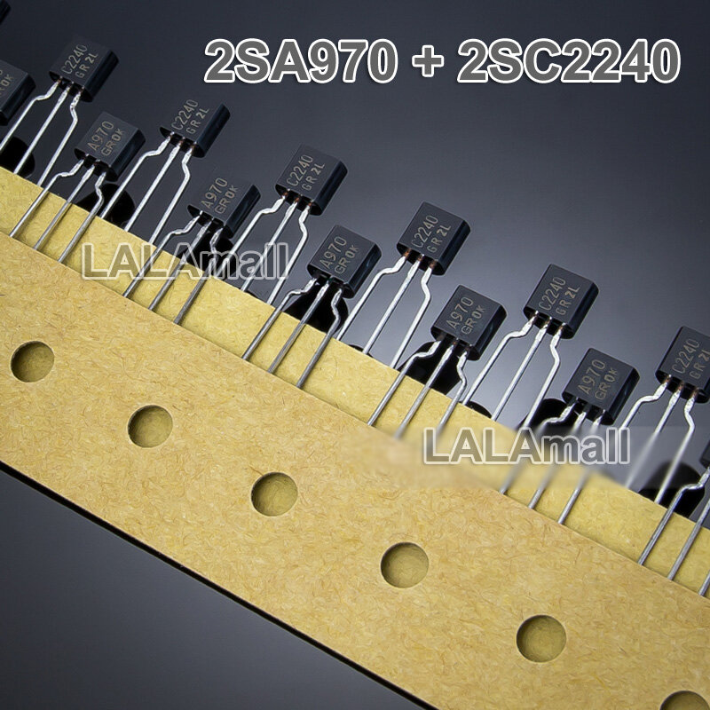 5pairs original to-92 2sa970 2sc2240 gr 2sa970gr 2sc2240gr to92 audio low noise small signal transistor brand new