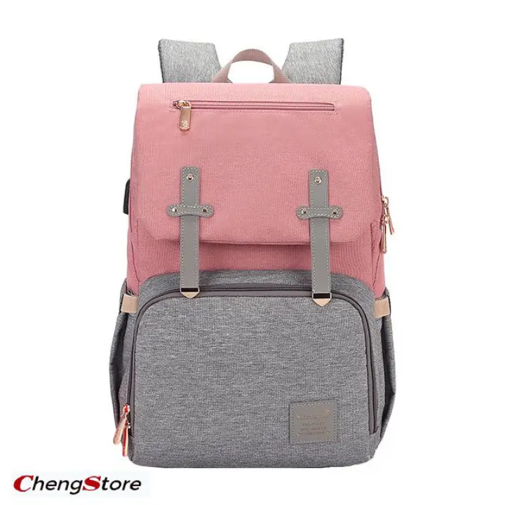 baby diaper bag with usb interface