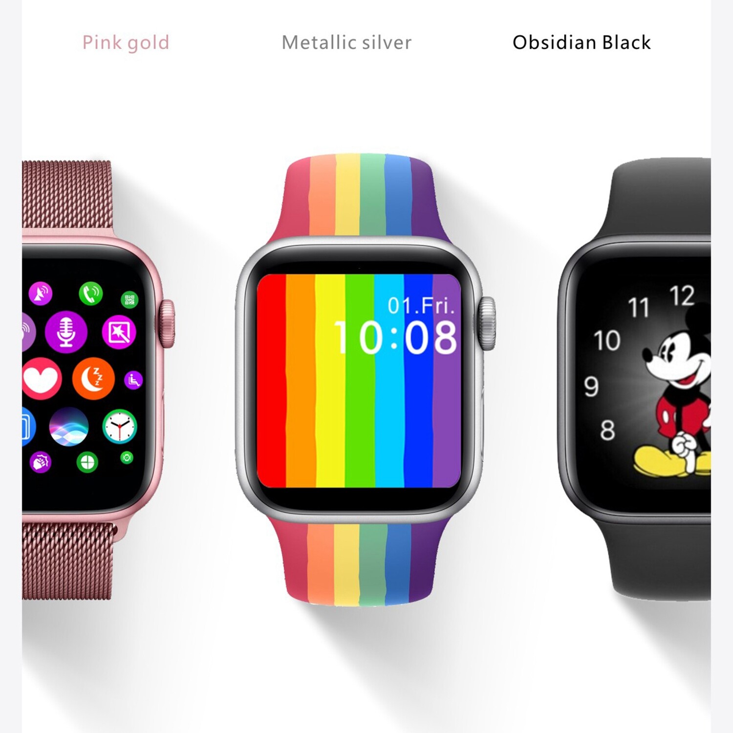 UTELITE Hot Smartwatch Series 5 Q520 1.54inch Full Touch 44MM Smart Watch  for Apple Bluetooth Calling Siri Men Women - UTELITE - ThaiPick