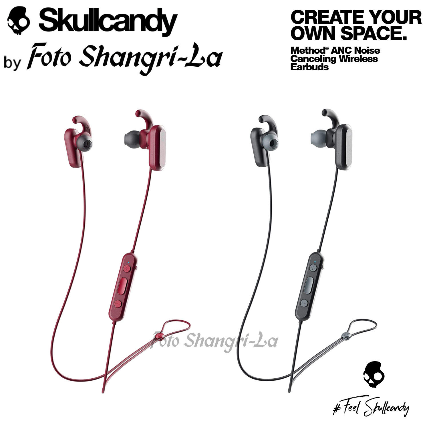 skullcandy method anc wireless earbuds