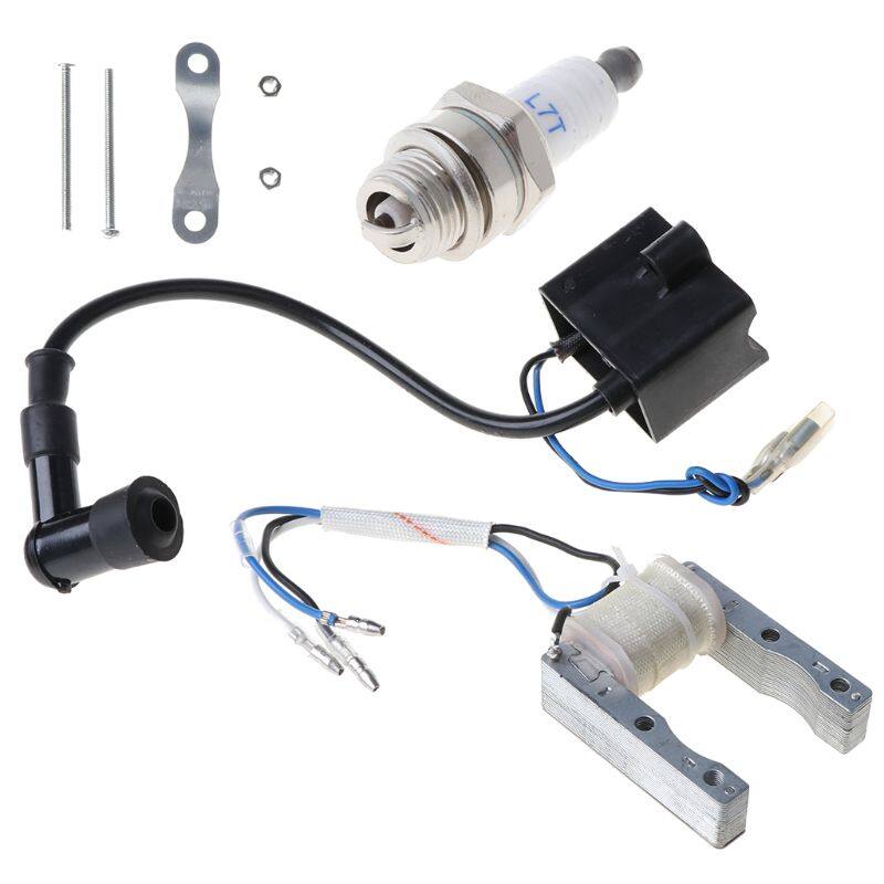 Cuộn Đánh Lửa CDI Magneto Cho Bugi Xe Đạp Động Cơ 49cc 66cc 80cc