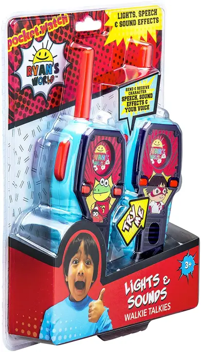 ryan's world lights and sounds walkie talkie
