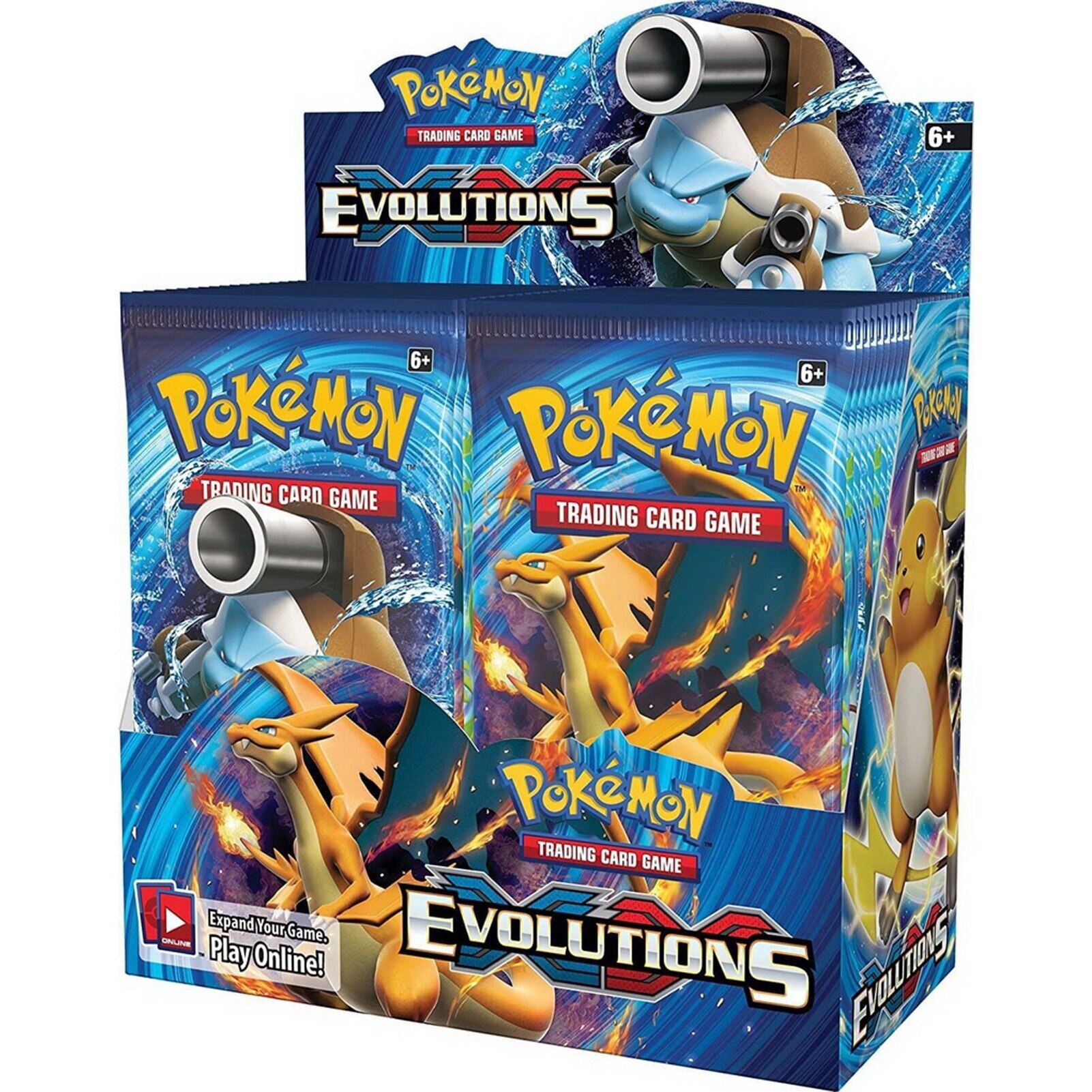 Pokemon Cards TCG XY Evolution Mega Energy Shining Game Carte Trading Collection Card Sealed Booster Box, 36 Packs Per Box