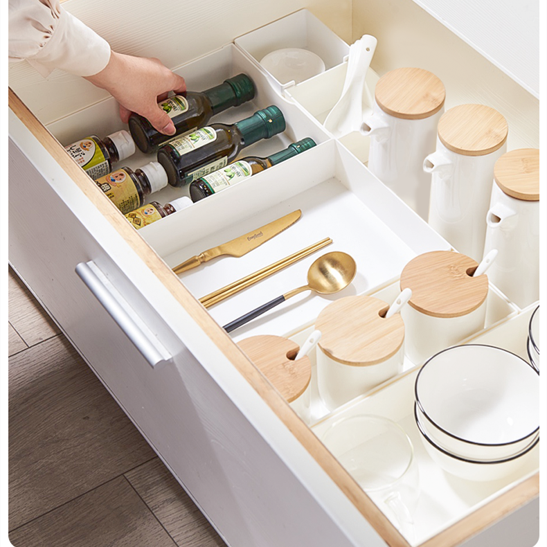 Sắp Xếp Nhà Bếp, Sắp Xếp Ngăn Kéo, Sắp Xếp Dao Kéo Khay Đựng Dao Kéo Đồ Dùng Bằng Phẳng Cho Đồ Dùng Bằng Bạc, Dụng Cụ Phục Vụ, Lưu Trữ Đa Năng Cho Nhà Bếp, Văn Phòng, Đồ Dùng Phòng Tắm Hộp Đựng Hoàn Thiện Dao Kéo Nhà Bếp Hộp Sắp Xếp Lưu Trữ Ngăn Kéo