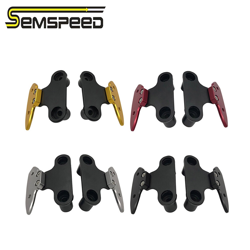 Semspeed Xe Máy Sửa Đổi CNC Chiếu Hậu Khung Phía Sau Gương Chiếu Hông Adapter Cố Định Stent Chủ Đối Với YAMAHA X-MAX Xmax 250 300 400 125 XMAX300 2017-2019 2020