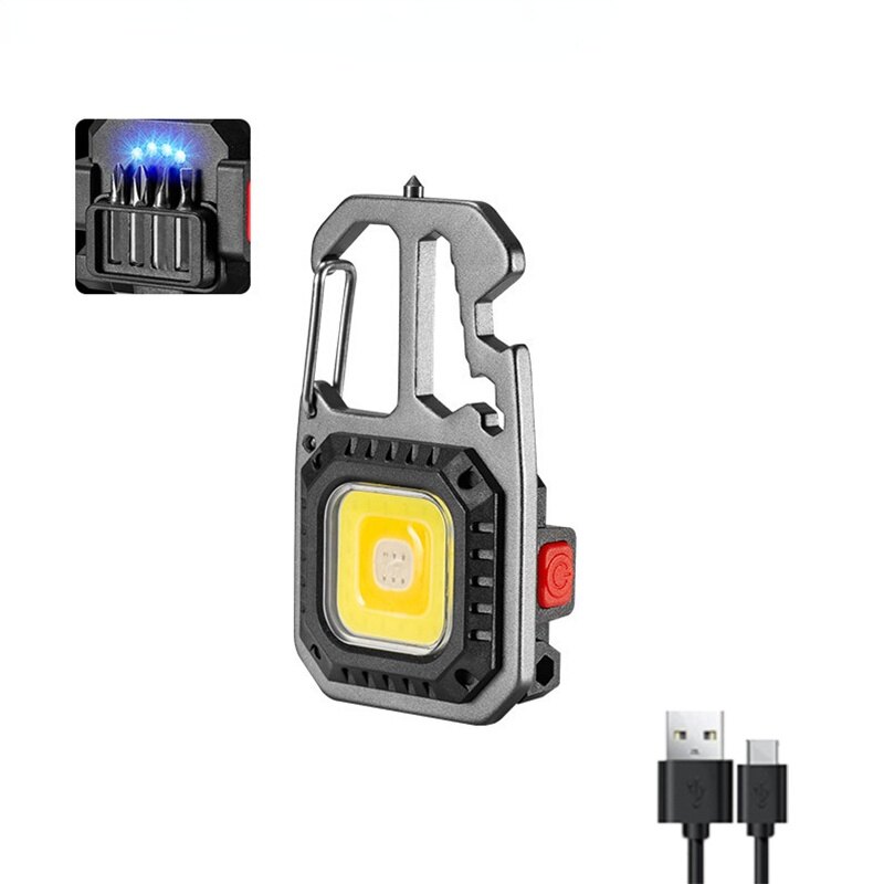 Sản phẩm bán chạy siêu nhỏ Led chiếu sáng nhỏ đèn pin nhỏ Đèn móc khóa ánh sáng mạnh siêu nhẹ Đèn pin cầm tay