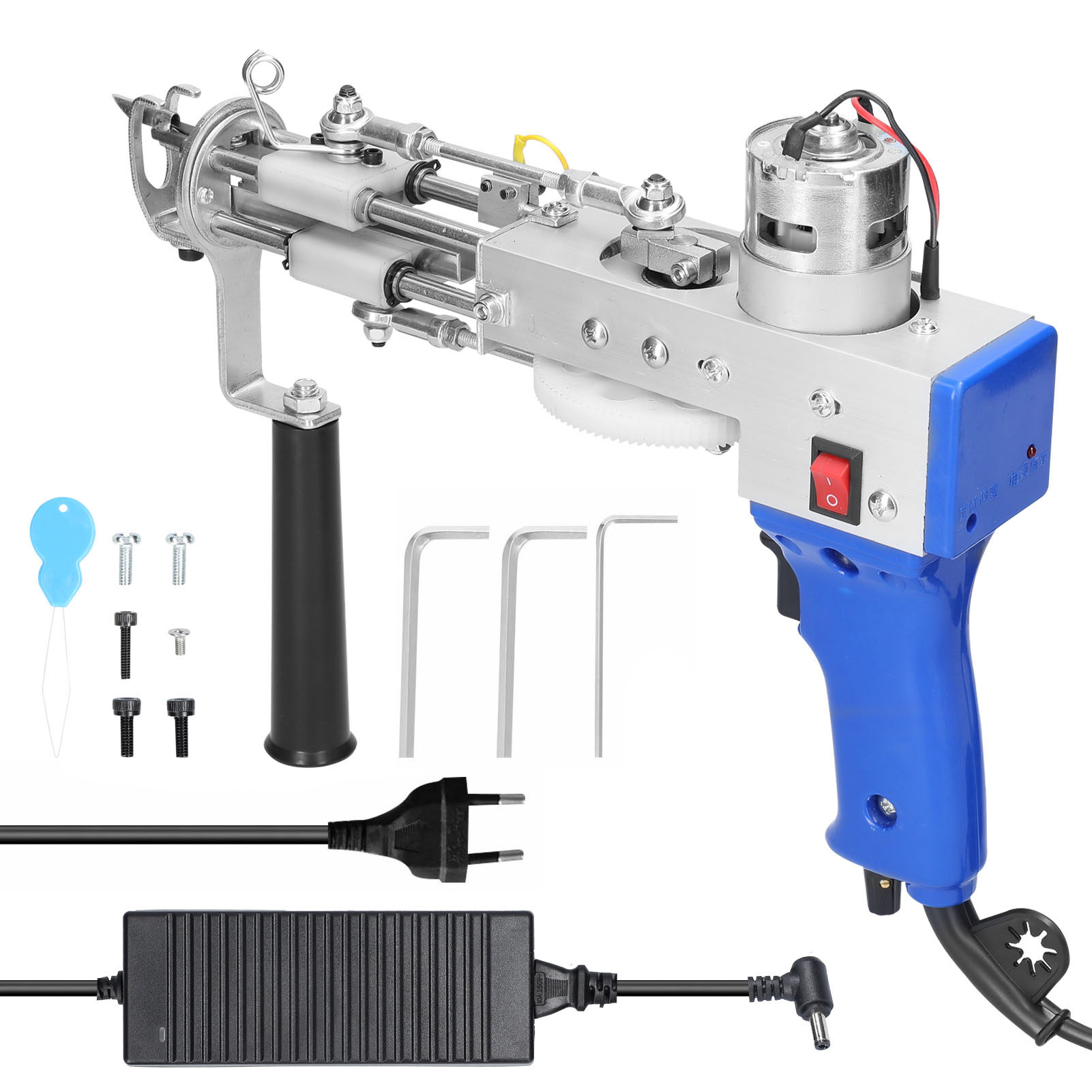 Smart Sensor Electric Rug Carpet Tufting Weaving Machine Professional Flocking Device Industrial Embroidery Tool Loop-Pile Knitting Equipment