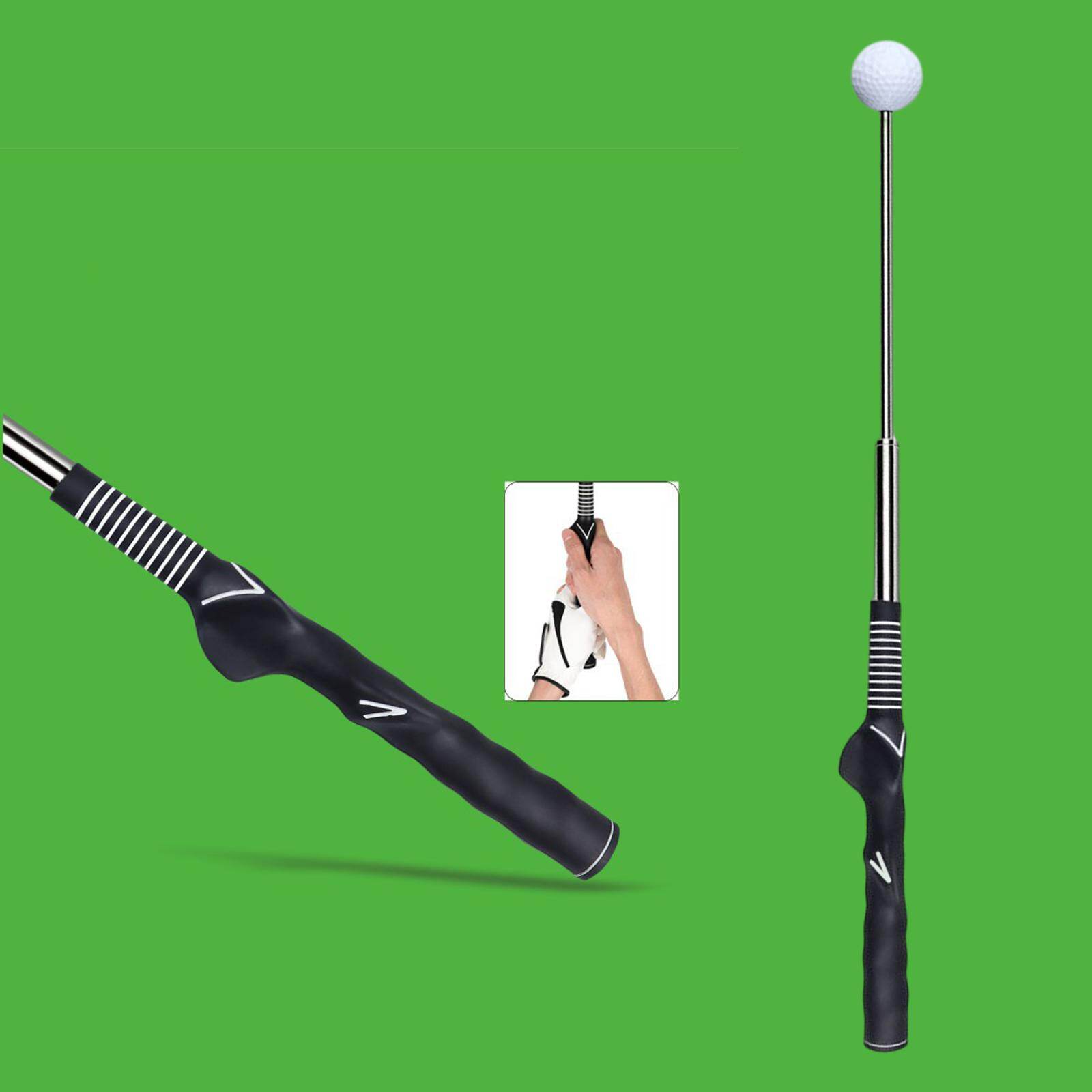 Baoblaze Portable Telescopic Warm up Stick Practice Golf Swing Trainer Aid for Rhythm