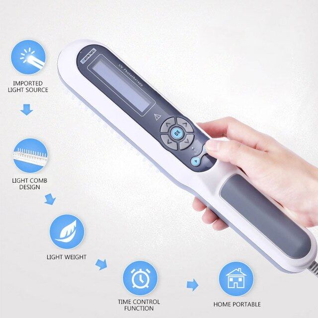 311Nm UVB Light Therapy Uvb Phototherapy Device UV Wand Nail Psoriasis