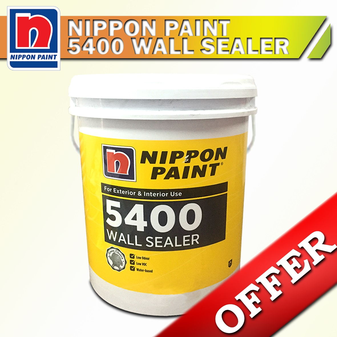 Wall Sealer 18L Nippon Paint 5400 Wall Sealer 18L Lazada