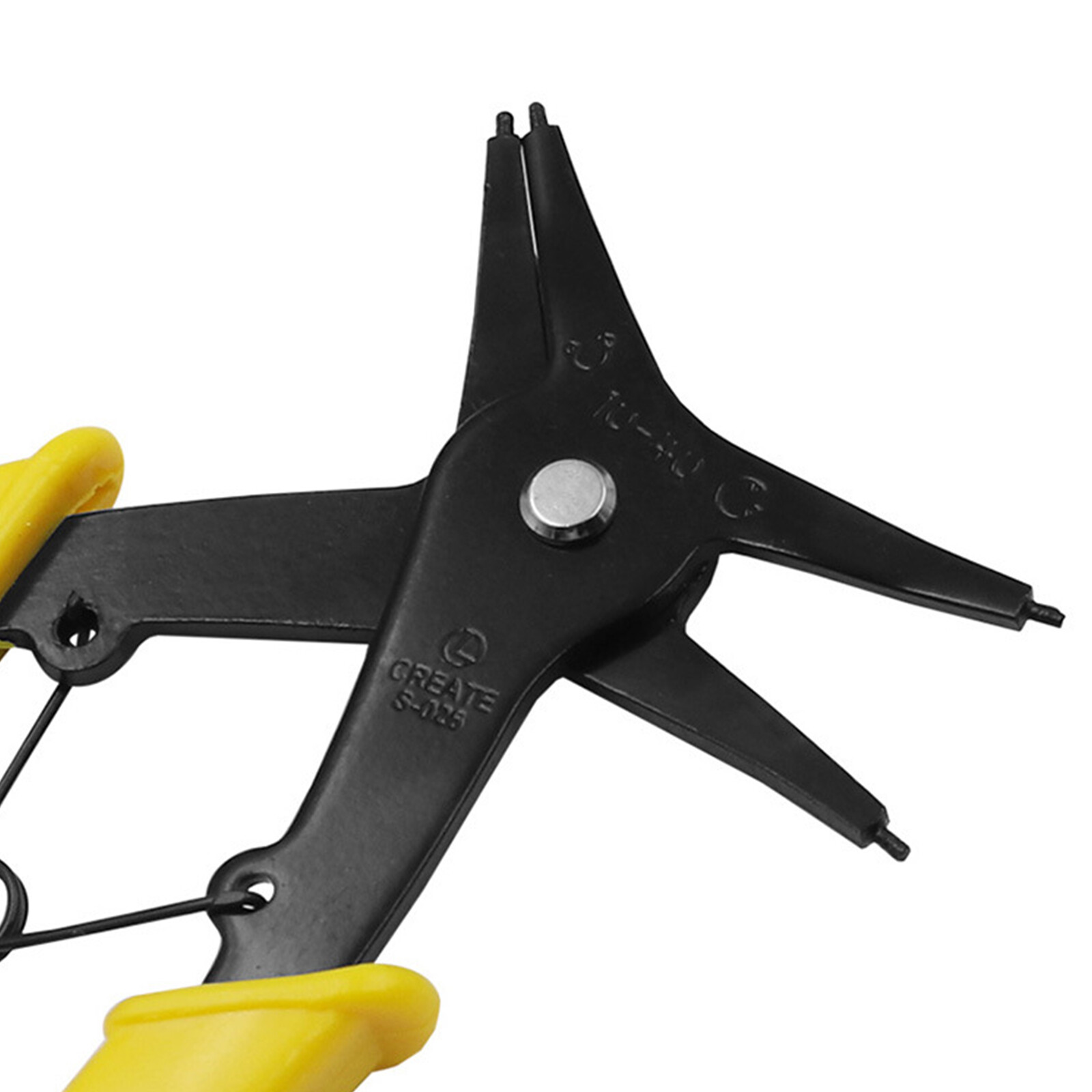 Two in one  Circlip Pliers Removing Reassembling Tools Snap Ring Pliers for  Internal and External  Snap Ring 1Pc
