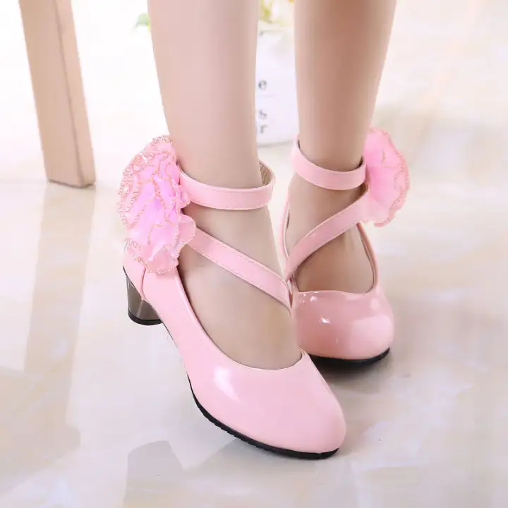 Pink high heels for 9 year olds Clearance
