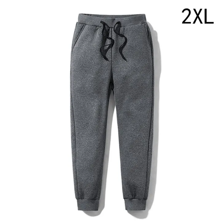 thick grey joggers