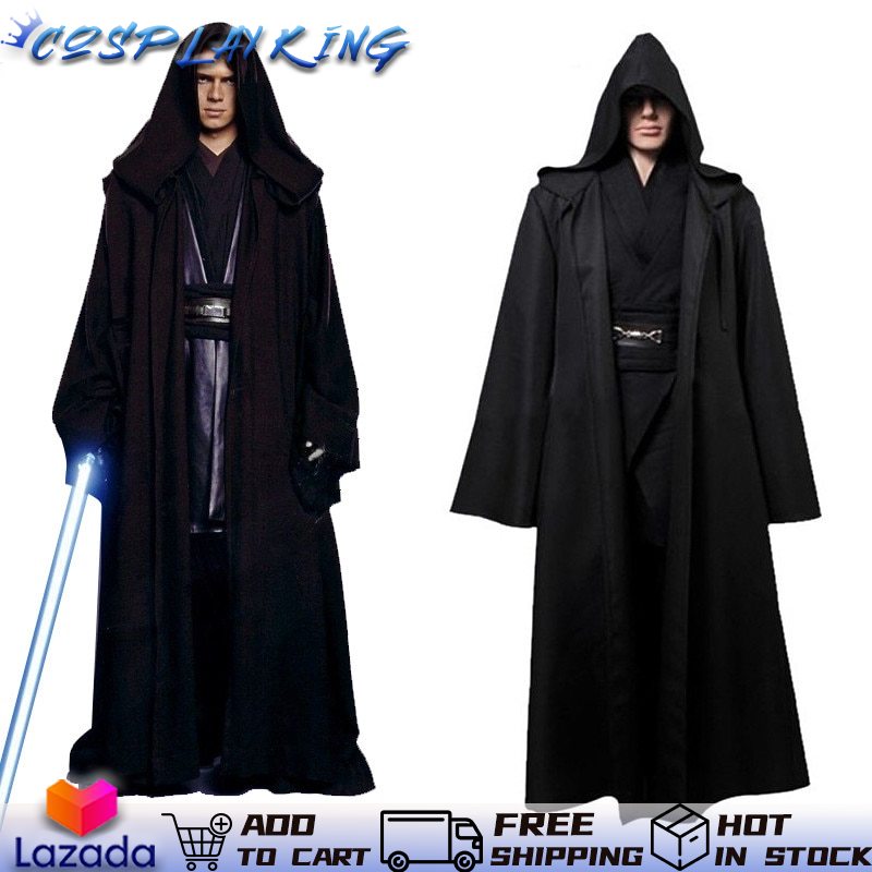 Cape Cosplay Halloween Pour Homme - Style Rétro, En Polyester, Avec Capuche