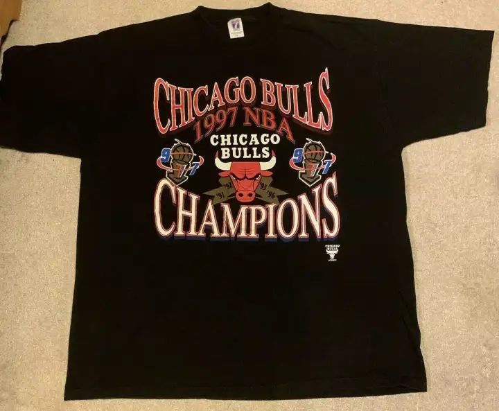 1997 bulls championship shirt