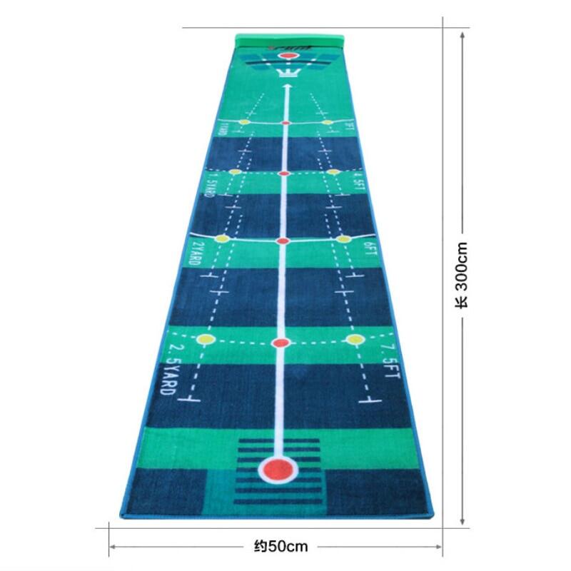 Pgm indoor golf training mat golf clubs golf putting hitting training tools practice carpet 0.5*3m tl018